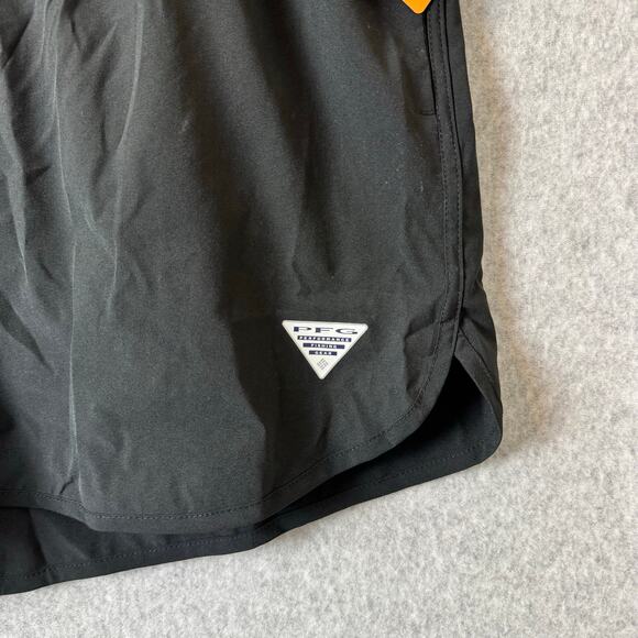 Columbia PFG Fishing Shorts Womens XXL Black Omni Shade 50 UPF Moisture Wicking - Picture 2 of 15